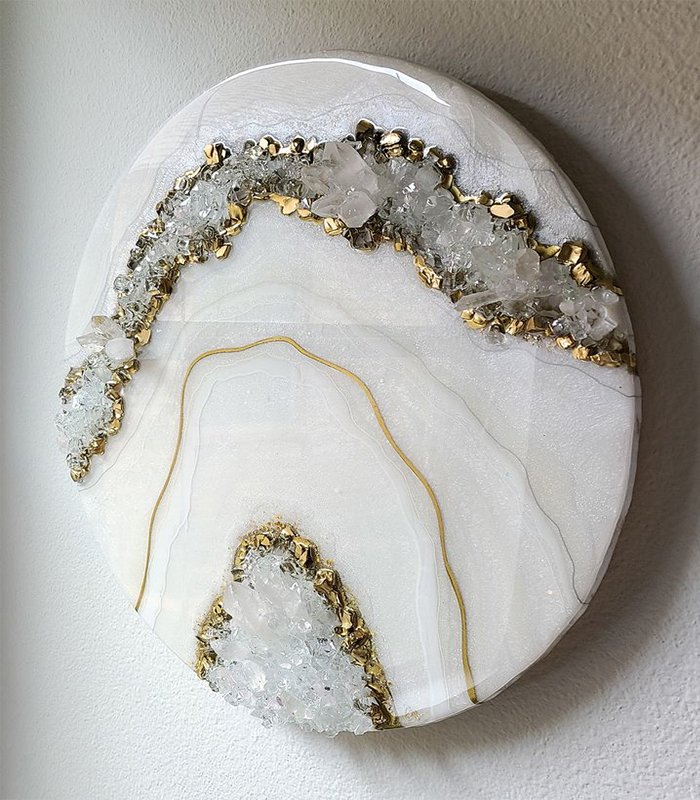 Geode wall art