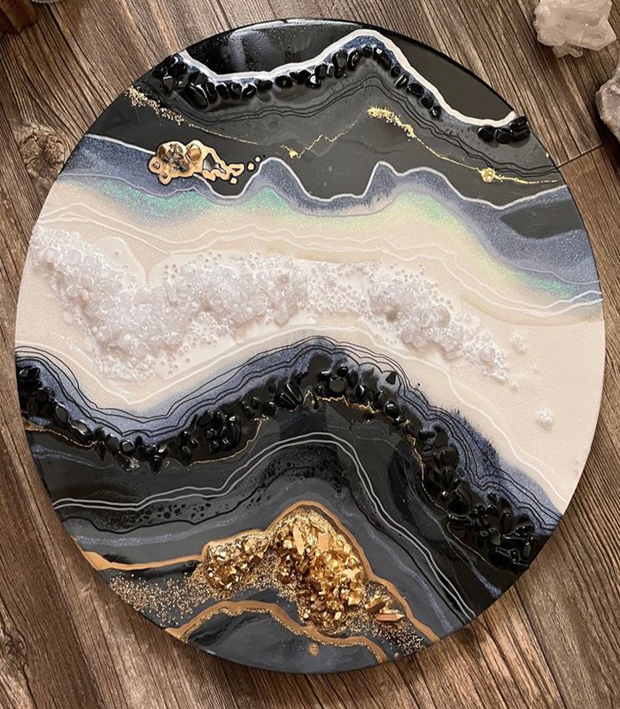 Geode wall art