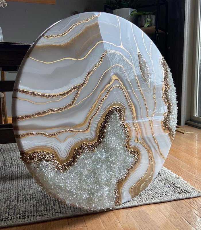 Geode wall art