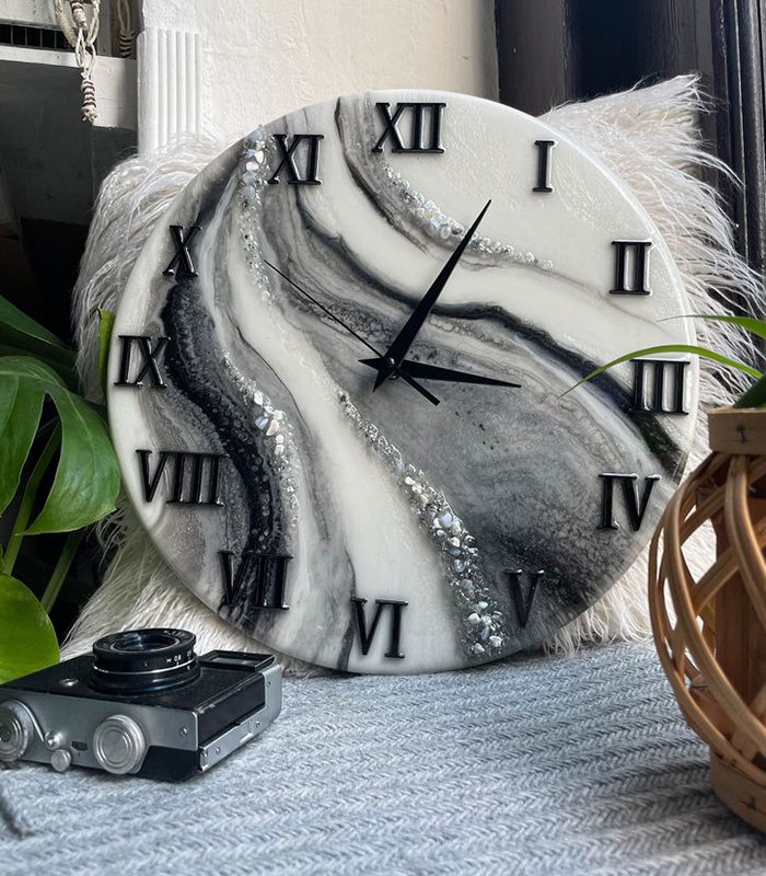 Resin Wall Clock